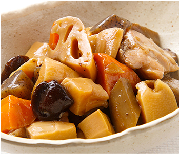 Simmered Chicken and Vegetables 